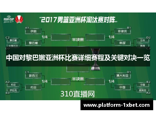 中国对黎巴嫩亚洲杯比赛详细赛程及关键对决一览